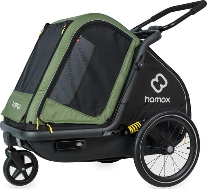 Hamax Pluto M Dog Trailer Green/Black Hamax