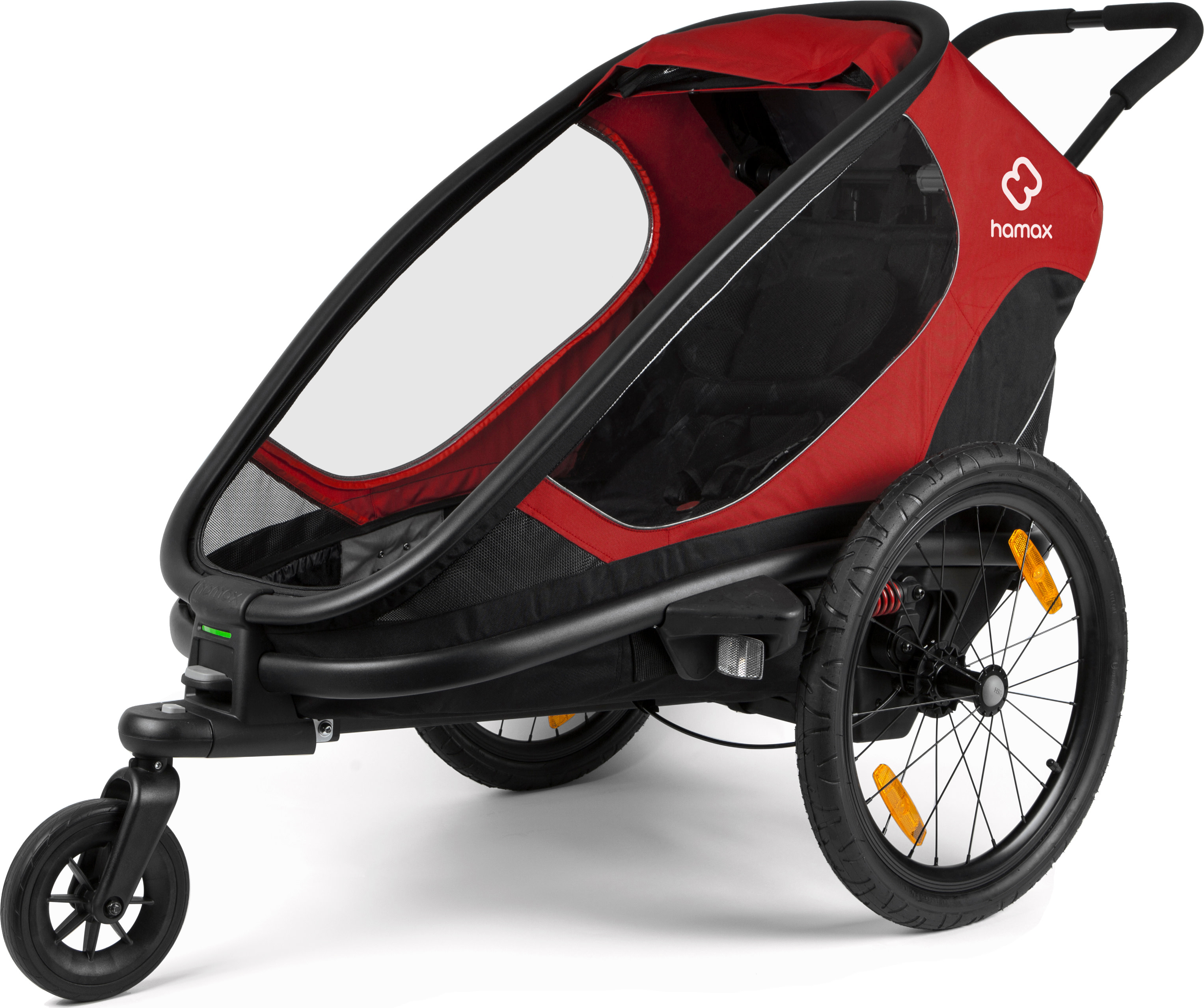 Hamax Outback One Red/Black Cykel- & Barnvagnar OneSize