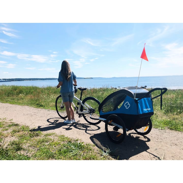 Hamax Traveller incl. Bicycle Arm & Stroller Petrol Blue/Grey Hamax