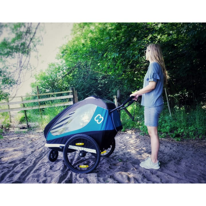 Hamax Traveller incl. Bicycle Arm & Stroller Petrol Blue/Grey Hamax