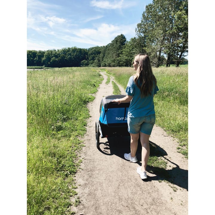 Hamax Traveller incl. Bicycle Arm & Stroller Petrol Blue/Grey Hamax