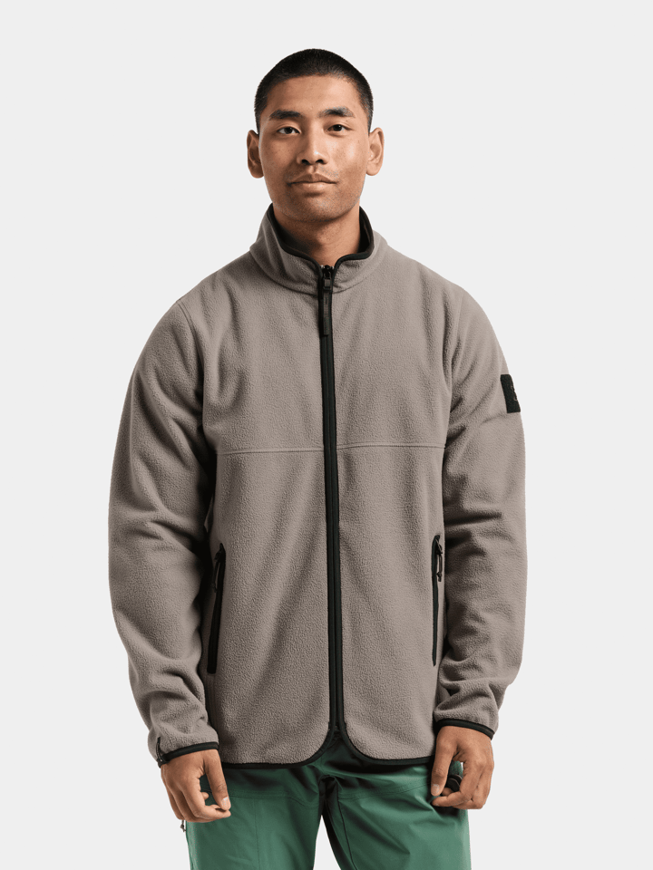 Didriksons Men's Hans Windproof Full-Zip Ash Brown Didriksons