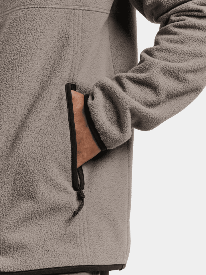 Didriksons Men's Hans Windproof Full-Zip Ash Brown Didriksons