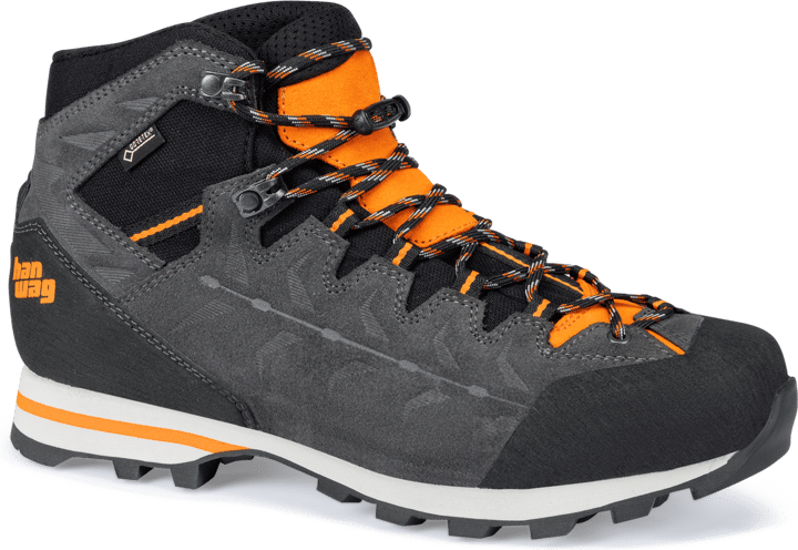 Hanwag Men's Makra Light Gtx Asphalt/Orange Hanwag