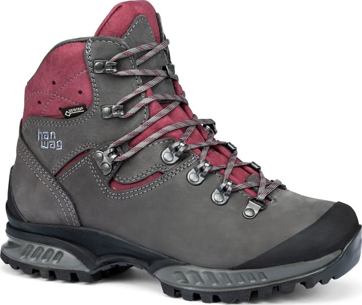 Hanwag Women's Tatra II Lady Gore-Tex Asphalt/Dark Garnet Hanwag