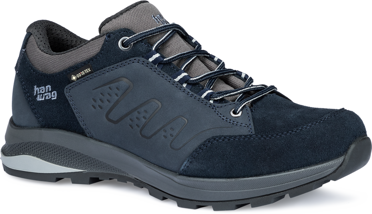Hanwag Women's Torsby Low Sf Extra Gore-Tex Lady Navy/Asphalt, 39