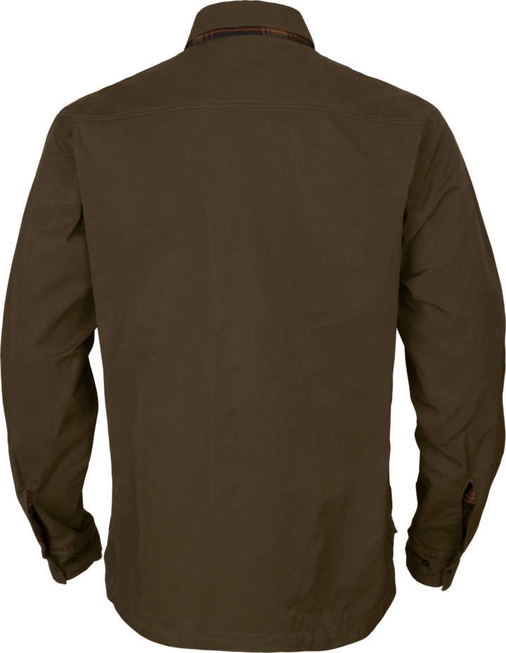Härkila Men's Eirik Reversible Shirt Jacket Dark Warm Olive/Burgundy Härkila