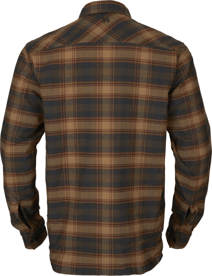 Härkila Men's Eirik Reversible Shirt Jacket Dark Warm Olive/Burgundy Härkila