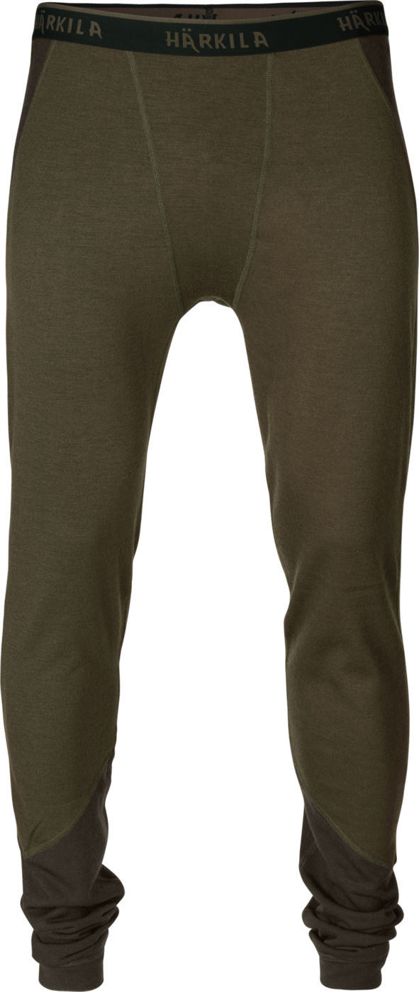 Men's Base Warm Baselayer Pant Willow green/Shadow brown Härkila