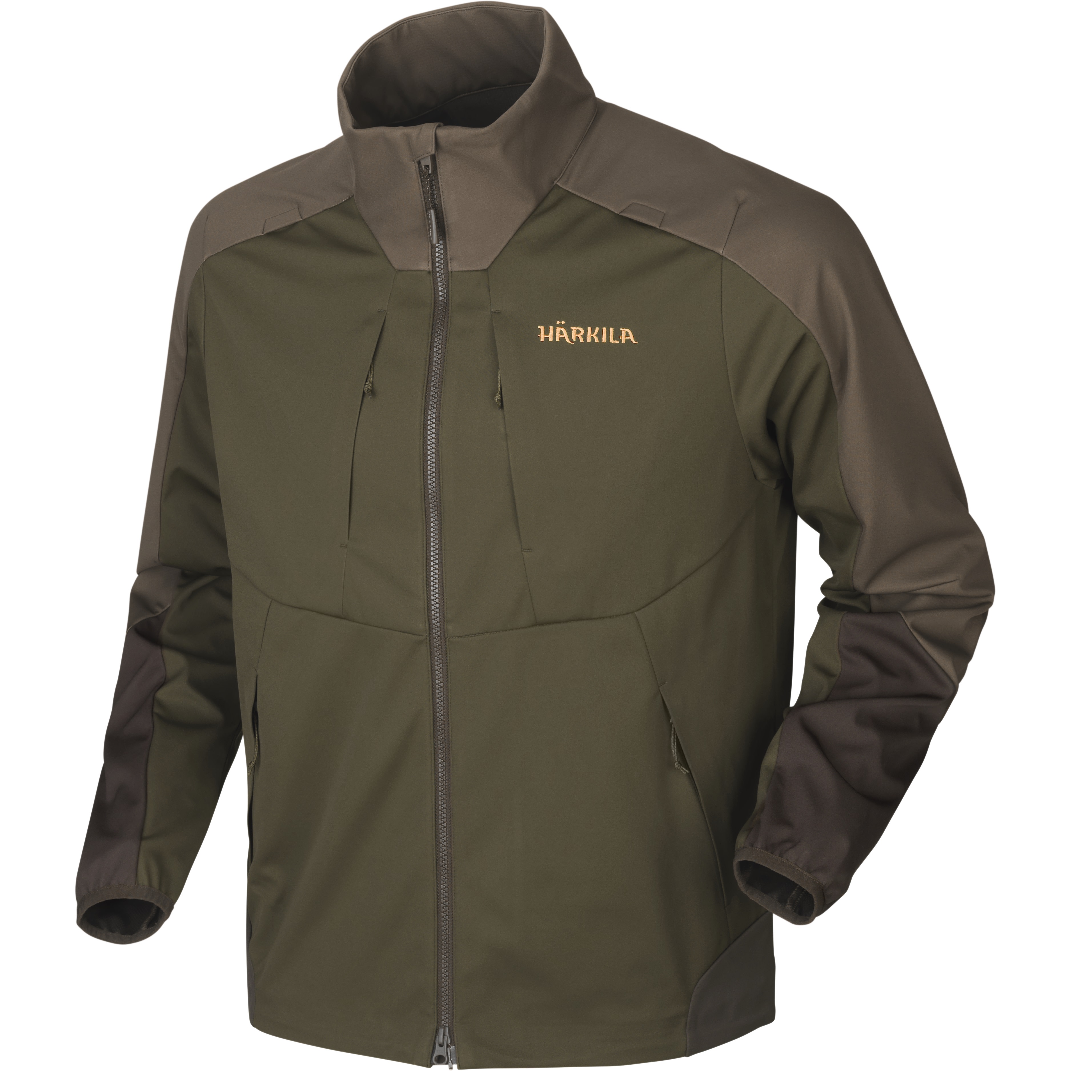 Härkila Men's Magni Fleece Jacket Willow green/Shadow brown