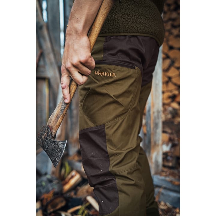 Härkila Men's Dain Pants Dark Olive/Willow Green Härkila