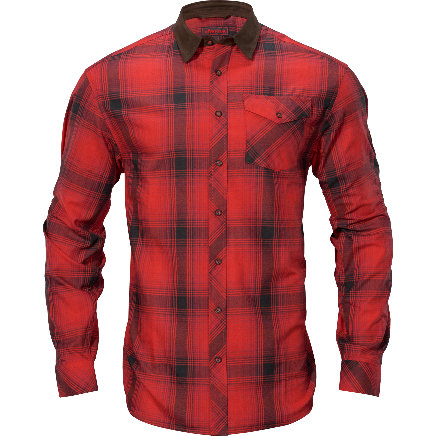 Men’s Driven Hunt Flannel Shirt Red/Black check