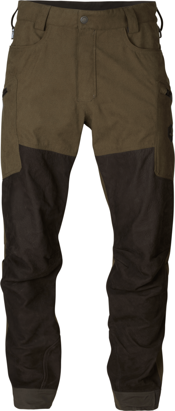 Härkila Men's Driven Hunt Hws Leather Pants Willow green/Shadow brown Härkila