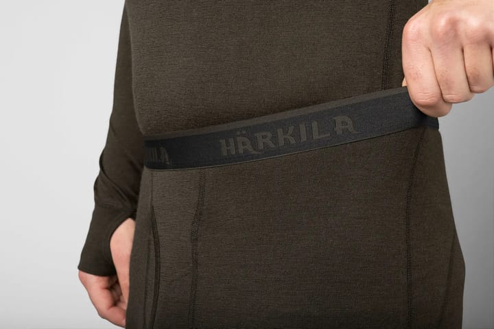 Men's Härkila Base All Season Long Johns Shadow Brown Härkila