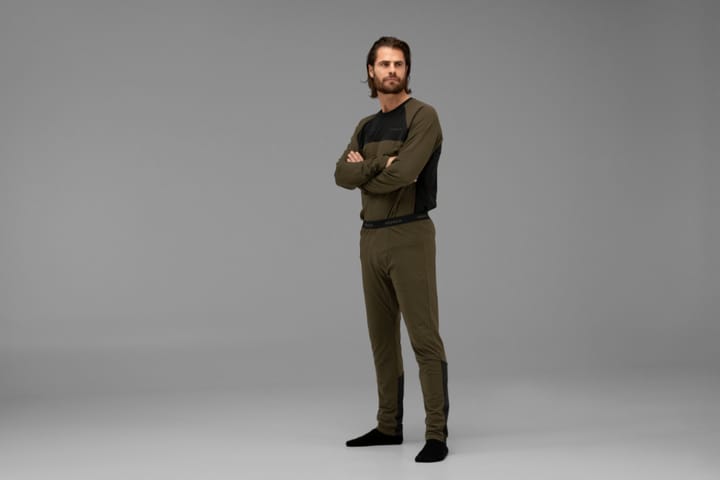 Härkila Men's Härkila Heat Long Johns Willow Green/Black Härkila