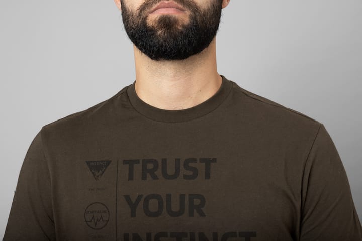 Härkila Men's Härkila Instinct S/S T-Shirt Shadow Brown Härkila