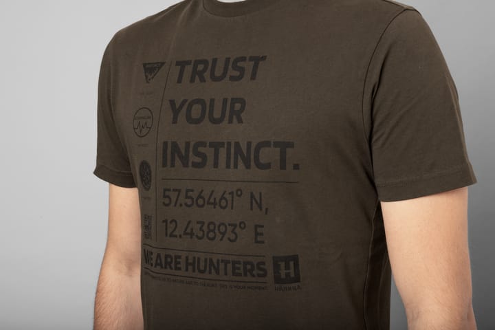 Härkila Men's Härkila Instinct S/S T-Shirt Shadow Brown Härkila