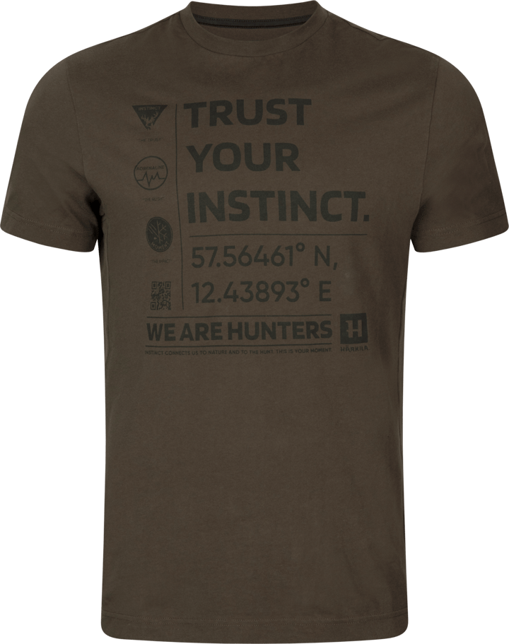 Härkila Men's Härkila Instinct S/S T-Shirt Shadow Brown Härkila