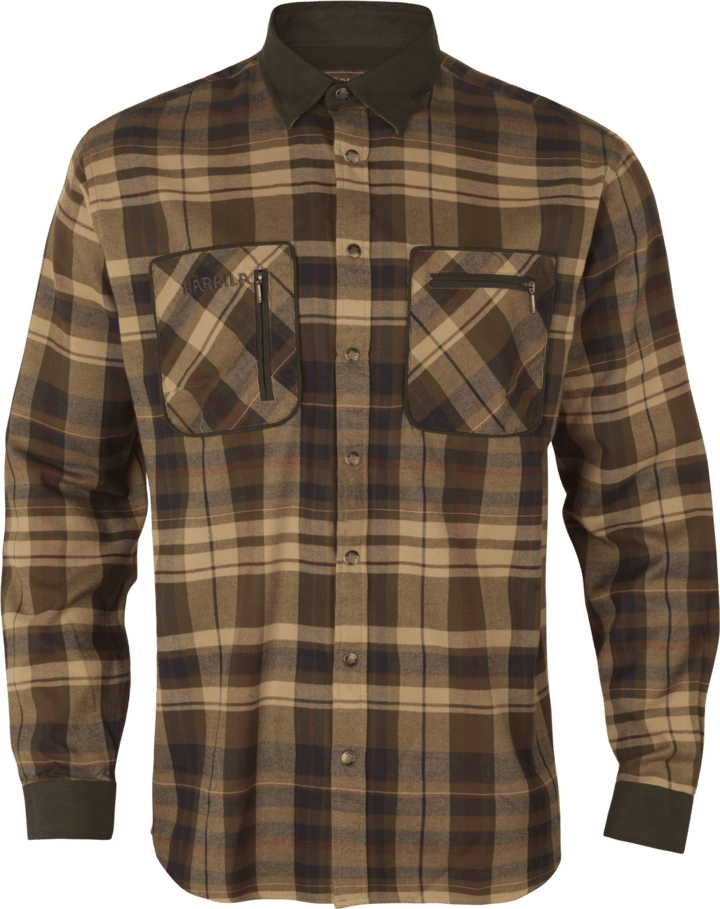 Härkila Men's Pajala Shirt Beige/Brown Härkila