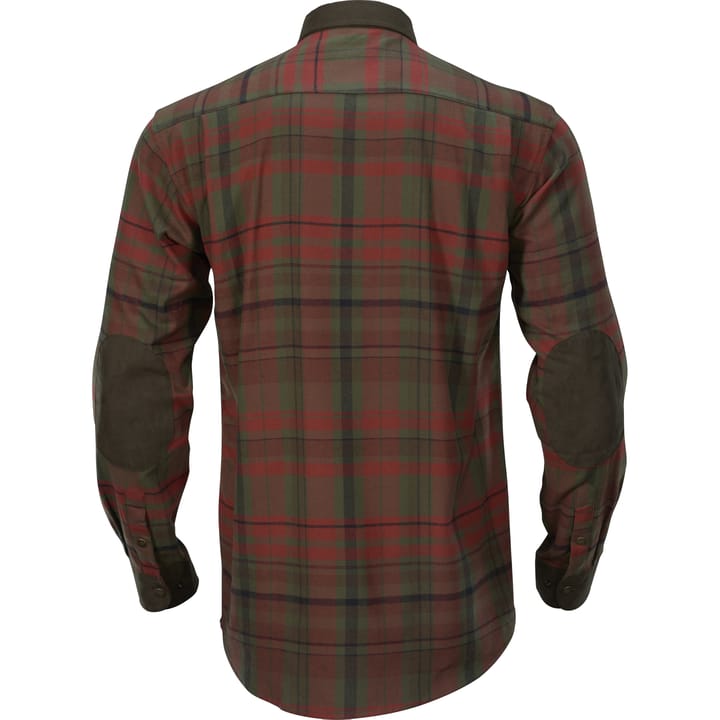 Härkila Men's Pajala Shirt Red autumn check Härkila