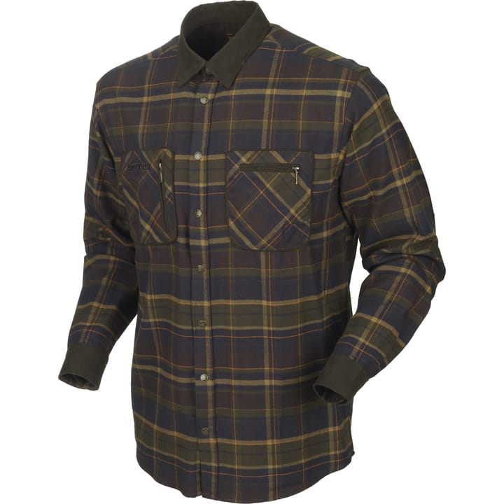 Men's Pajala Shirt Mellow brown check Härkila