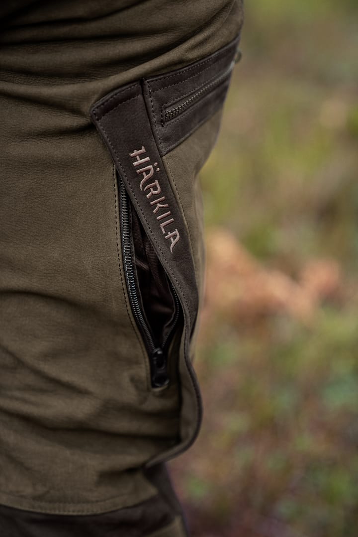 Härkila Men's Pro Hunter Leather Trousers Willow Green Härkila Härkila Men's Pro Hunter Leather Trousers Willow Green Härkila
