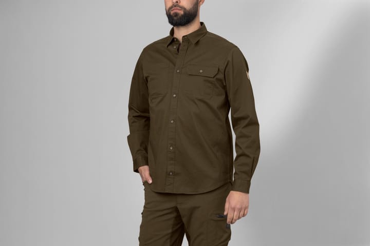 Härkila Men's Trym Long Sleeve Shirt Willow Green Härkila