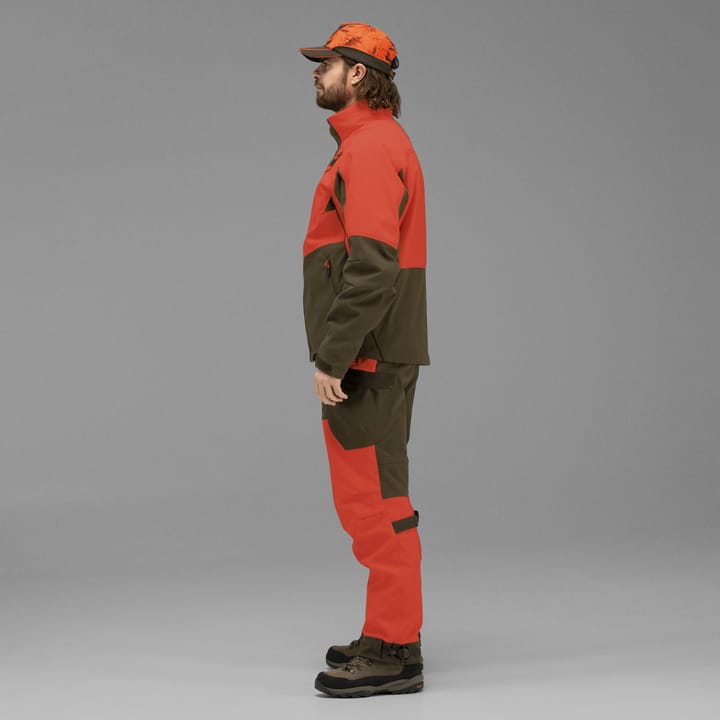 Härkila Men's Wildboar Pro Jacket Wildboar Orange/Willow Green Härkila