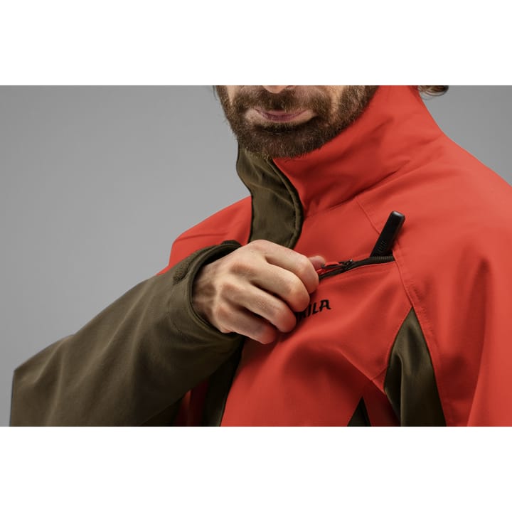 Härkila Men's Wildboar Pro Jacket Wildboar Orange/Willow Green Härkila