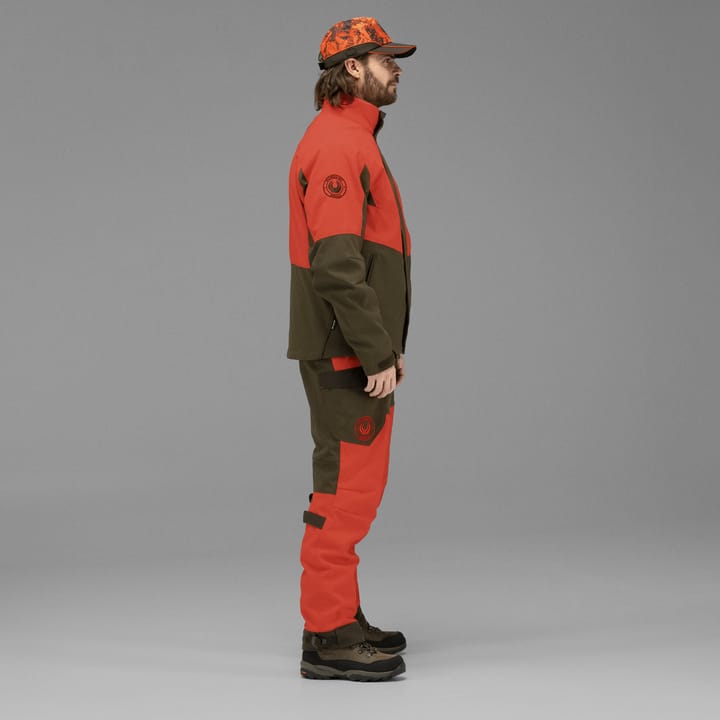 Härkila Men's Wildboar Pro Jacket Wildboar Orange/Willow Green Härkila