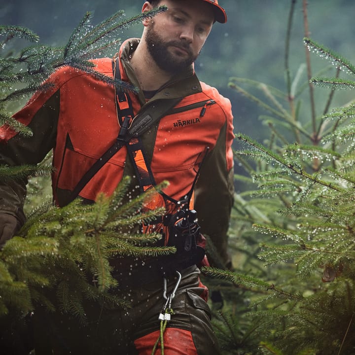 Härkila Men's Wildboar Pro Jacket Wildboar Orange/Willow Green Härkila