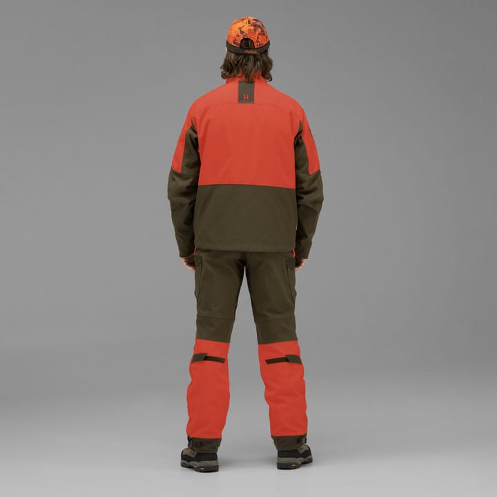 Härkila Men's Wildboar Pro Jacket Wildboar Orange/Willow Green Härkila
