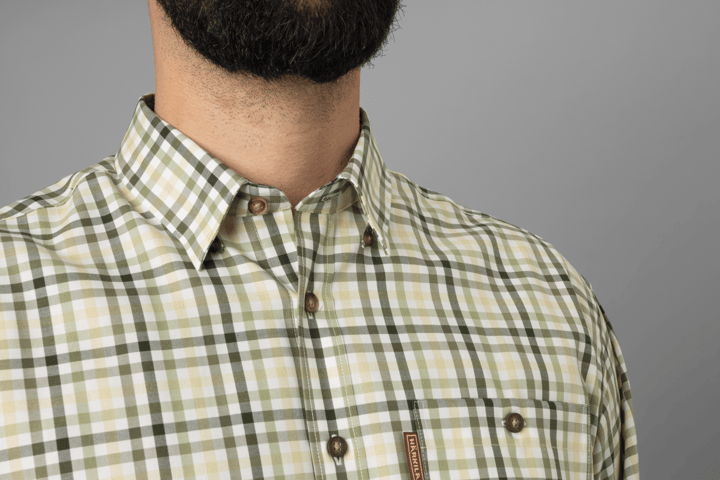 Men's Milford Shirt Beech green check Härkila