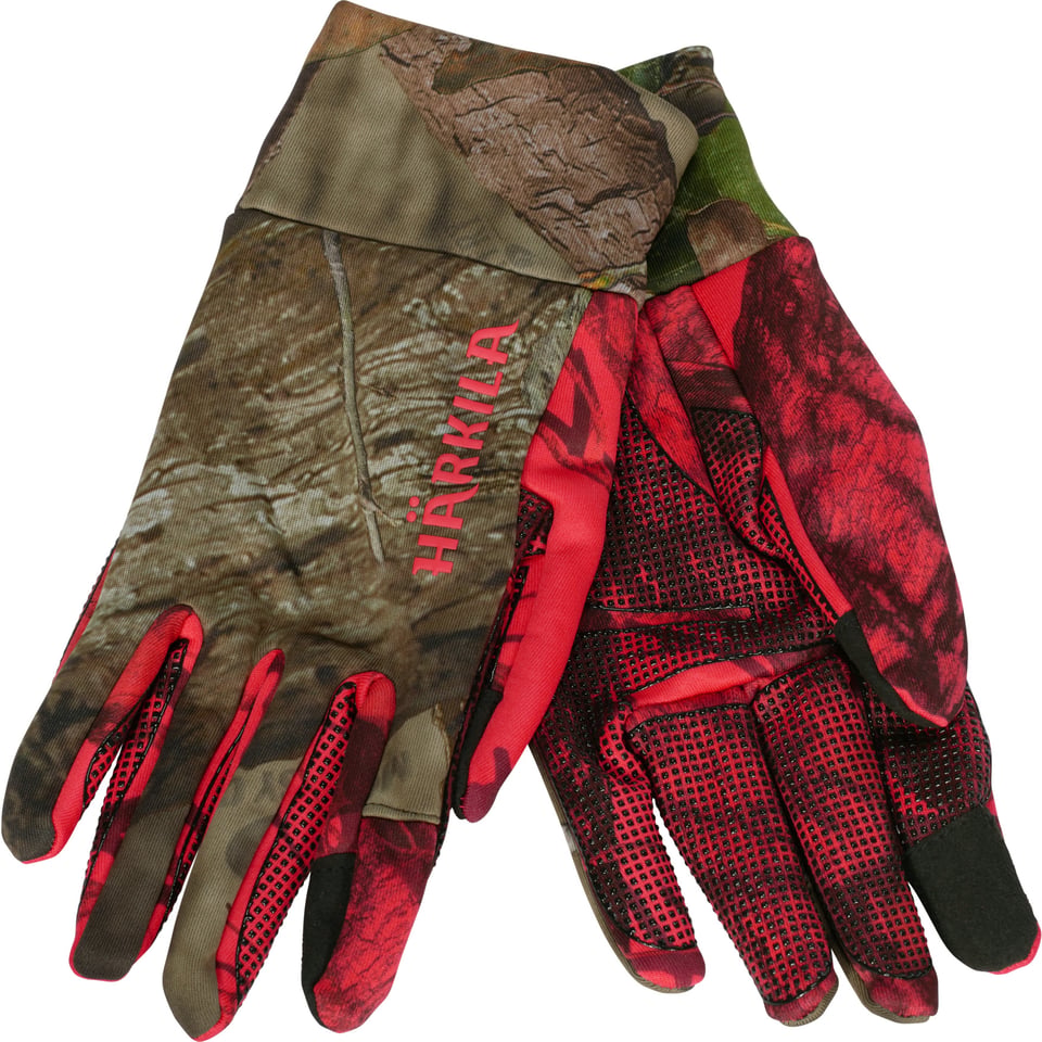Moose Hunter 2.0 Fleece Gloves Mossy Oak Break-Up Country/Mossy Oak Red