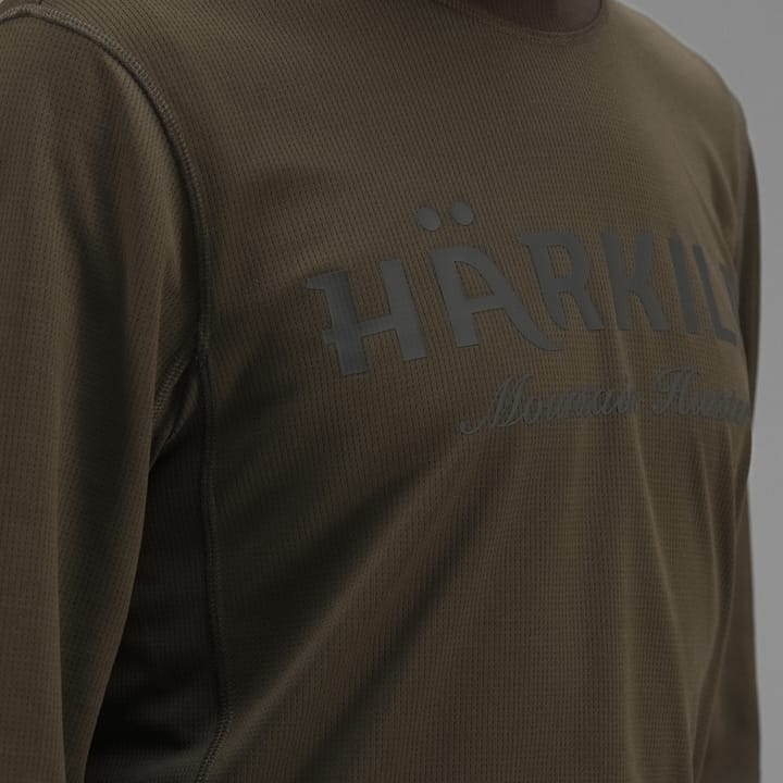 Men's Mountain Hunter L/S T-shirt Hunting green/Shadow brown Härkila