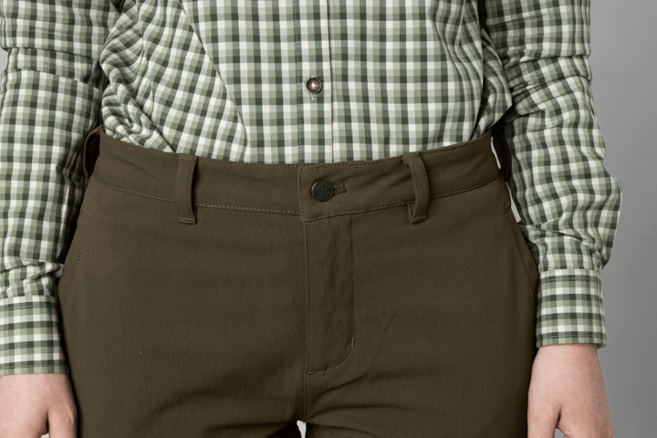 Härkila Women's Retrieve Light Pants Dark Warm Olive Härkila