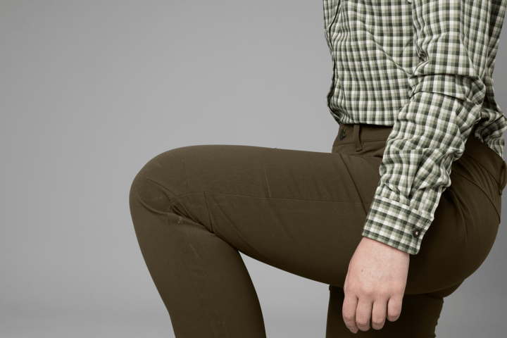 Härkila Women's Retrieve Light Pants Dark Warm Olive Härkila