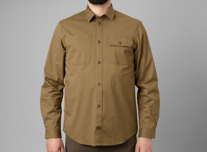 Härkila Men's Trym Long Sleeve Shirt Antique Sand Härkila