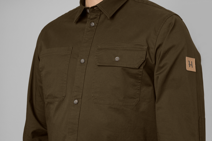 Härkila Men's Trym Long Sleeve Shirt Willow Green Härkila