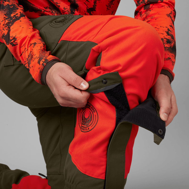 Härkila Wildboar Pro Gaiters Orange Blaze/Willow Green Härkila