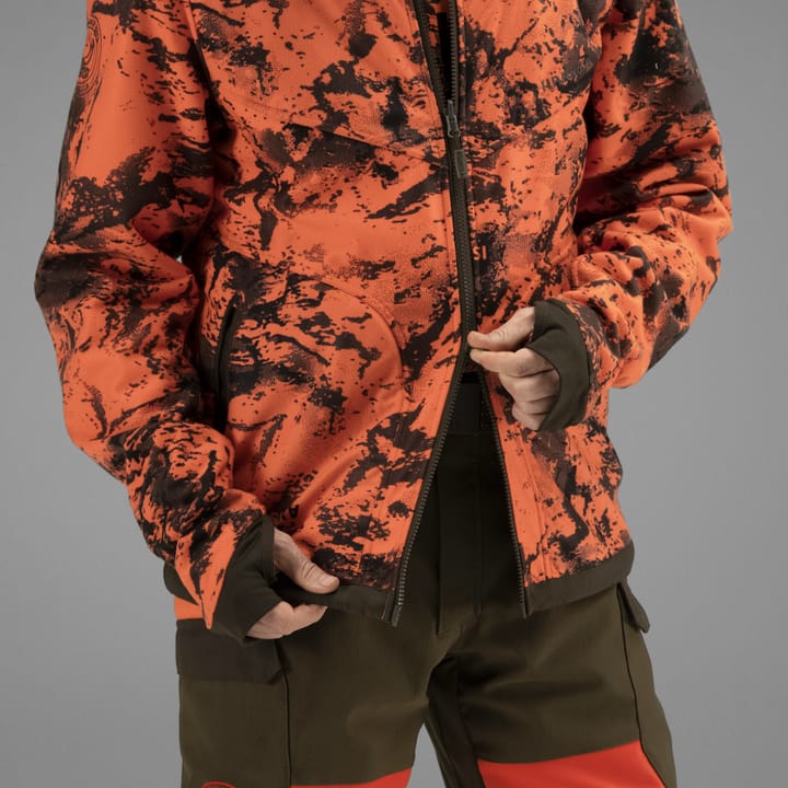 Men's Wildboar Pro Reversible Fleece Jacket Willow green/AXIS MSP®Orange Blaze Härkila