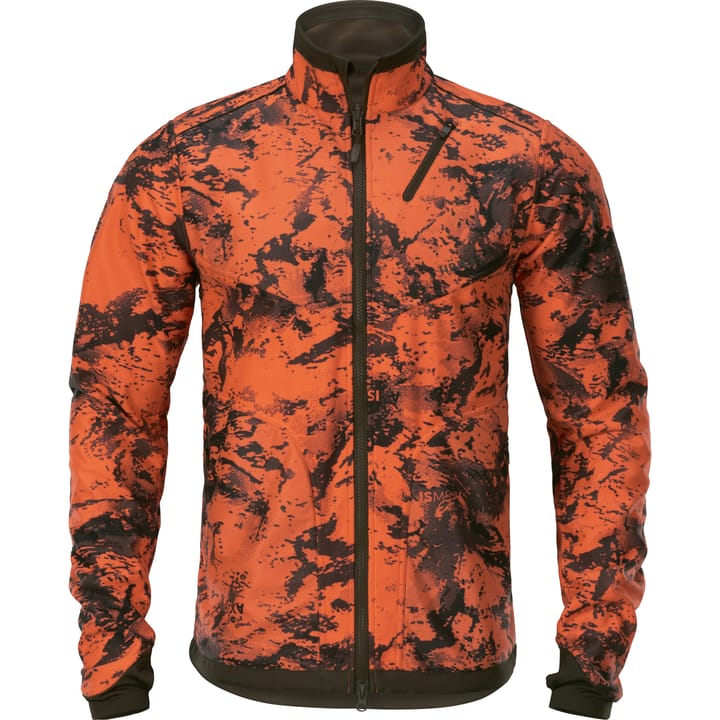 Härkila Men's Wildboar Pro Reversible Fleece Jacket Willow Green/Axis Msp®Wildboar Orange Härkila