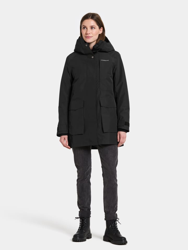 Didriksons Women's Harriet Parka Black Didriksons Didriksons Women's Harriet Parka Black Didriksons