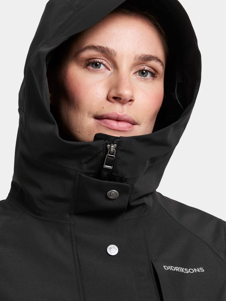 Didriksons Women's Harriet Parka Black Didriksons Didriksons Women's Harriet Parka Black Didriksons