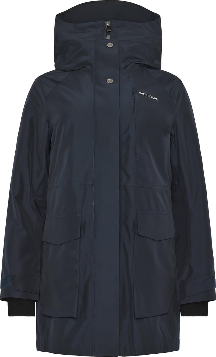 Didriksons Women's Harriet Parka Dark Night Blue Didriksons Didriksons Women's Harriet Parka Dark Night Blue Didriksons