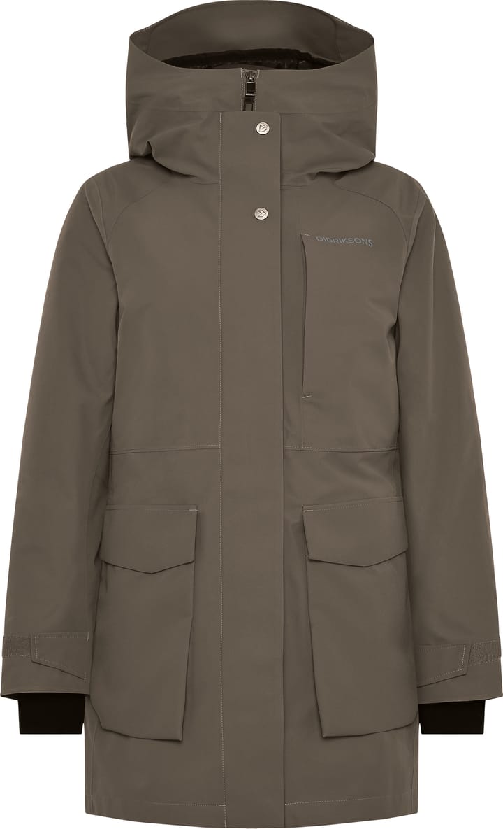 Didriksons Women's Harriet Parka Mocha Brown Didriksons