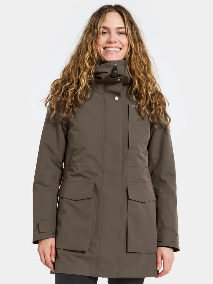 Didriksons Women's Harriet Parka Mocha Brown Didriksons