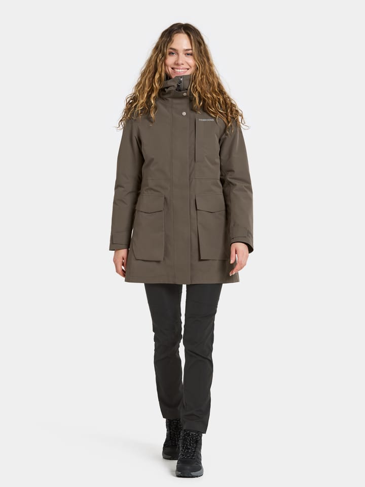 Didriksons Women's Harriet Parka Mocha Brown Didriksons
