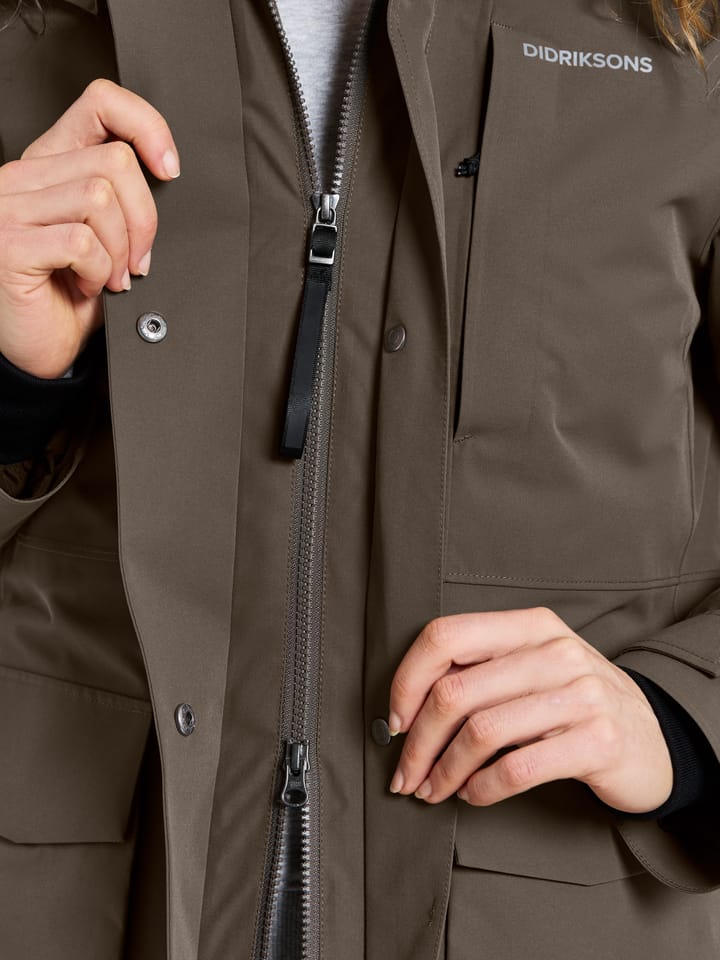 Didriksons Women's Harriet Parka Mocha Brown Didriksons