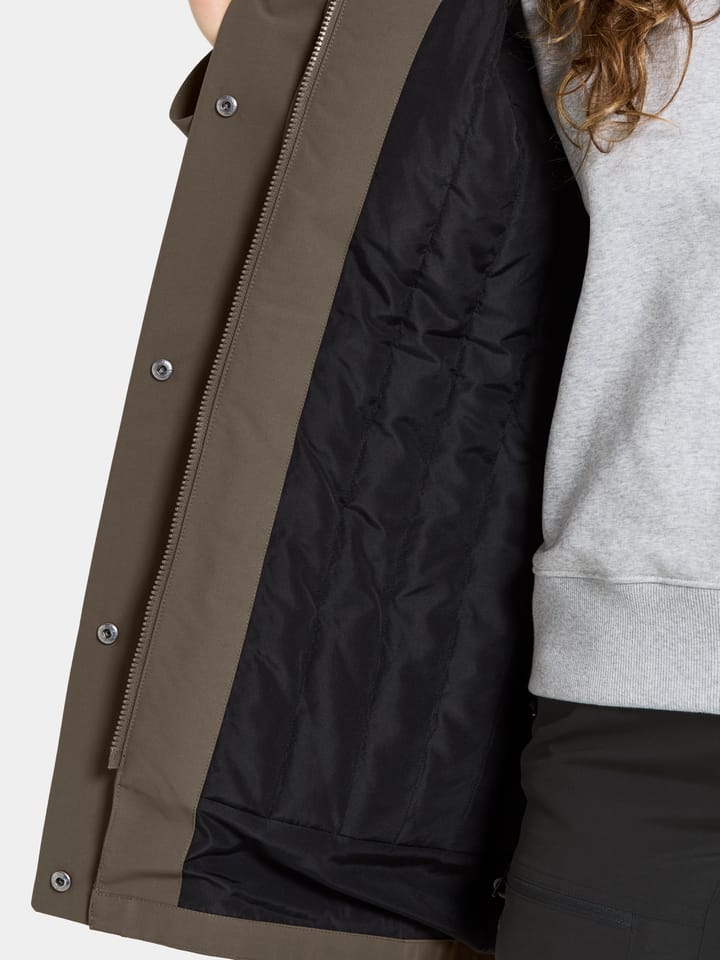 Didriksons Women's Harriet Parka Mocha Brown Didriksons Didriksons Women's Harriet Parka Mocha Brown Didriksons